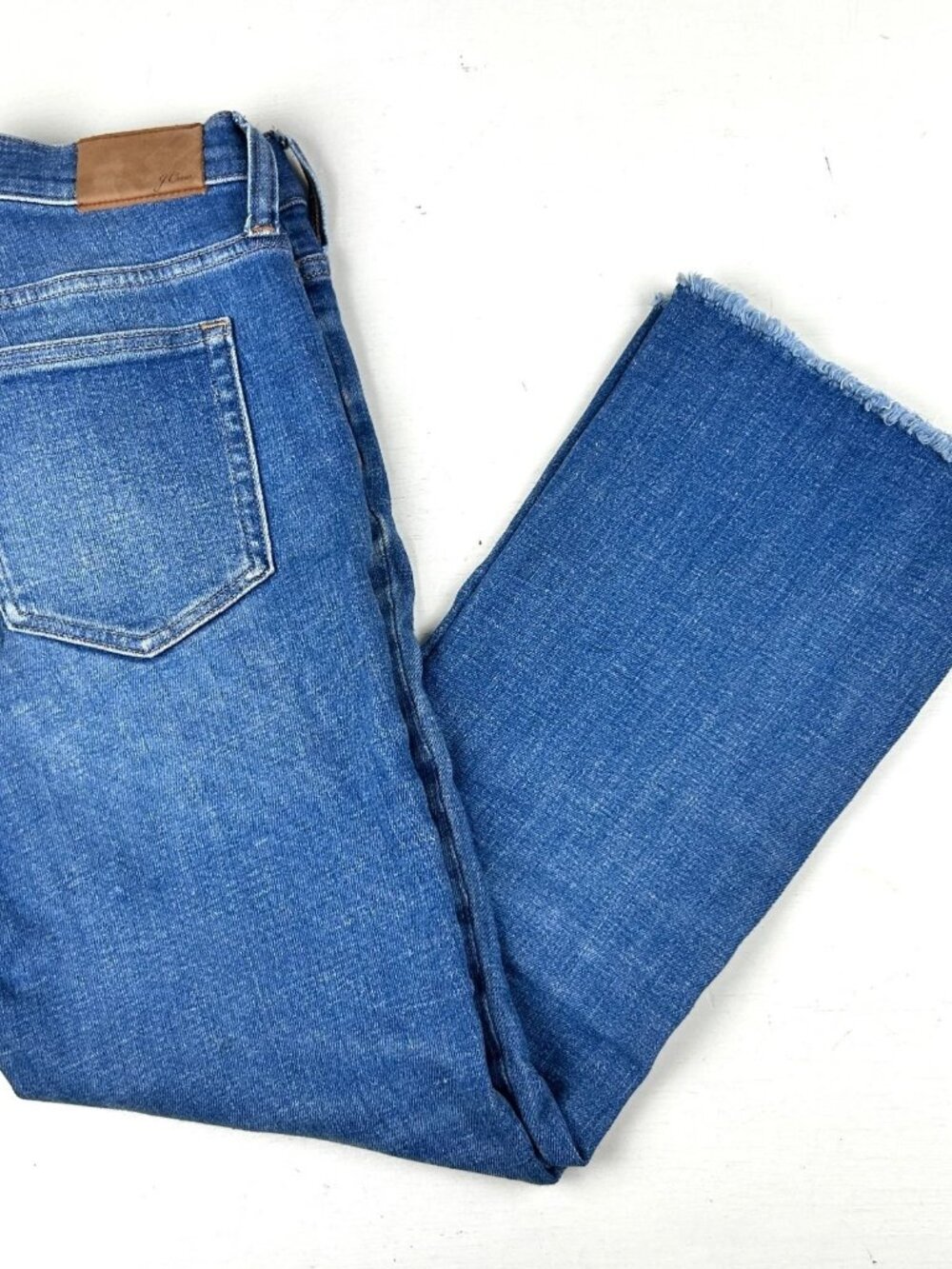 J.Crew Denim 9" Billie Demi Boot Crop Jeans Women's 27 Raw Hem